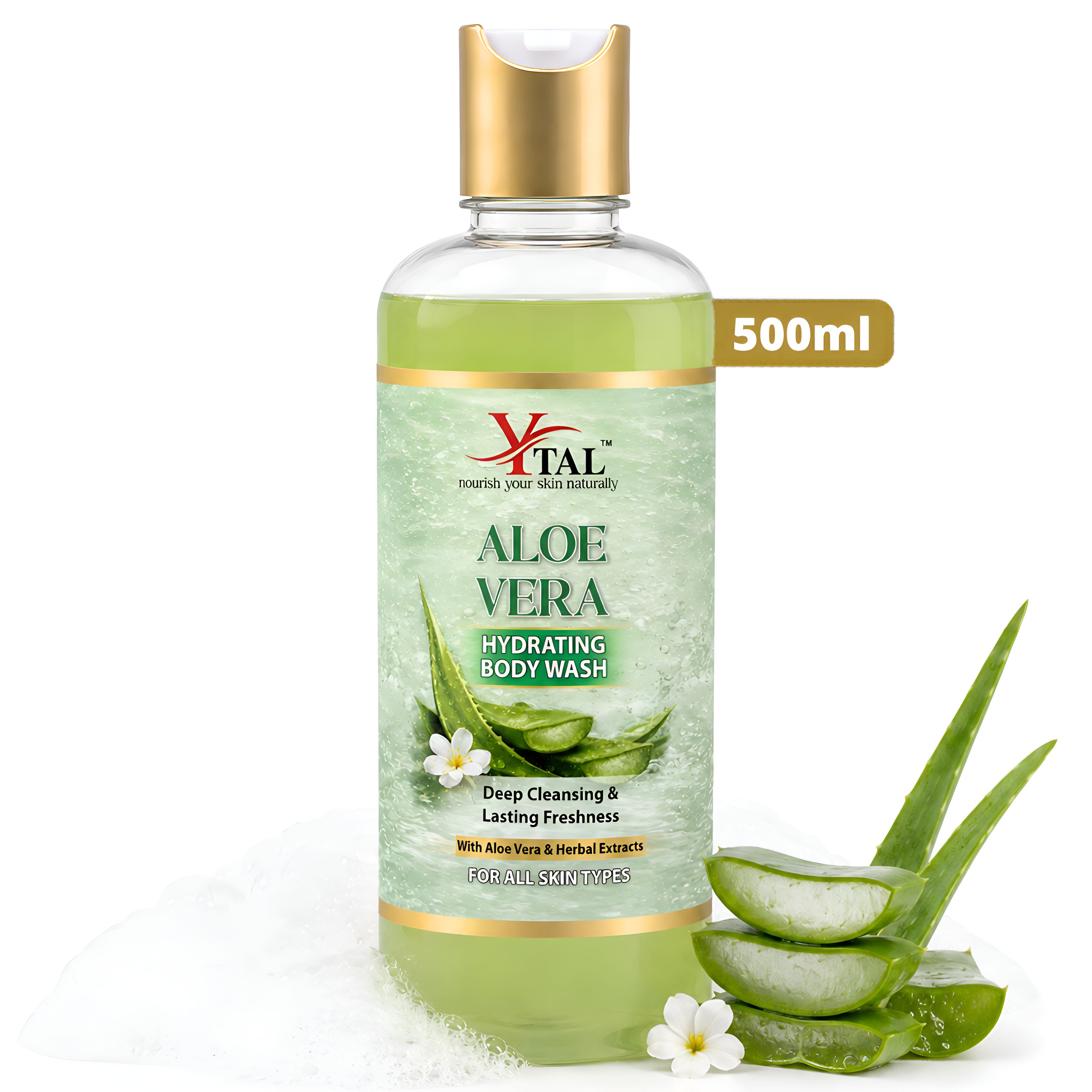 Aloe Vera Hydrating Body Wash (500ml)